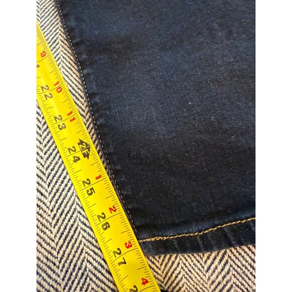 Lee Womens Dark Wash Bootcut Jeans Size 12 Cotton Blend Stretch Denim Casual Eve - Picture 6 of 12